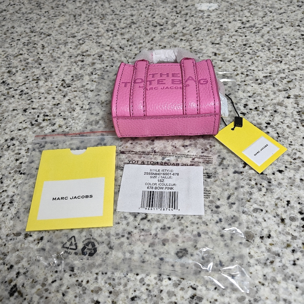 Marc jacobs The Nano Tote Crossbody (bow pink) - Picture 7 of 10